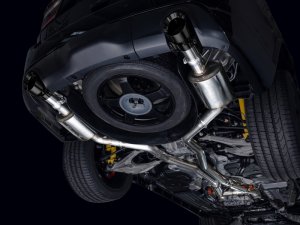 Dodge Durango SRT Performance Exhaust - AWE Tuning - Touring Edition Cat Back - Diamond Black Tips - `18-`23